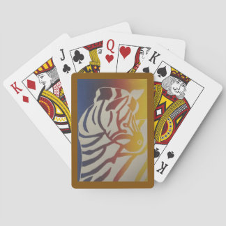 Cartas de Juego Clásicas Arcoíris Cebra