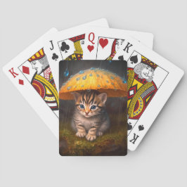 Cartas de juego clásicas Artsy Kitten