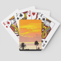 Cartas de juego clásicas Bermudas Sunset