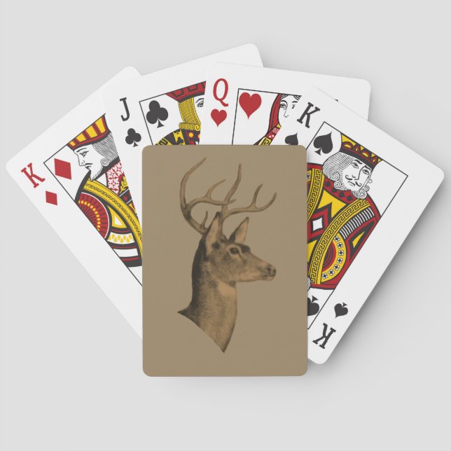 Cartas de juego clásicas Buck Head (Reverso)