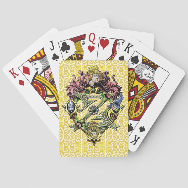 Cartas de juego clásicas coleccionables del Mago d (Reverso)