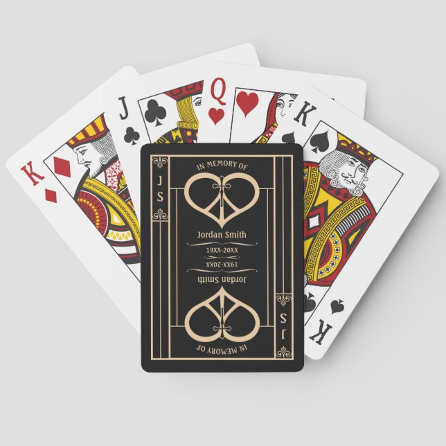 Cartas de juego clásicas conmemorativas (Reverso)