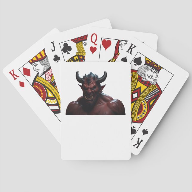 Cartas de juego clásicas Daemon  (Reverso)