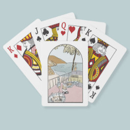 Cartas de juego clásicas de Almafi Coast Italy