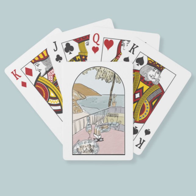 Cartas de juego clásicas de Almafi Coast Italy (Subido por el creador)