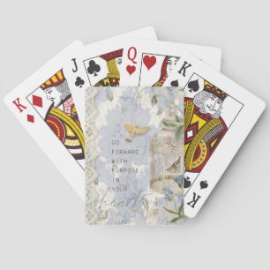 Cartas de juego clásicas de Blue Victorian