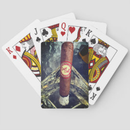 Cartas de juego clásicas de cigarro