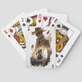 Cartas de juego clásicas de Cowboy