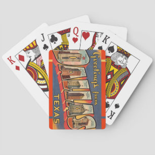 Cartas de Juego Clásicas de Dallas Texas