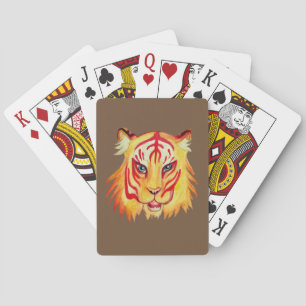 Cartas de juego clásicas de dibujo de la cara del 