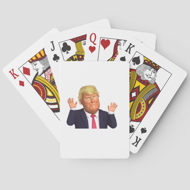 Cartas de juego clásicas de Donald John Trump (Reverso)