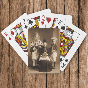 Cartas de juego clásicas de Fiesta de vintage