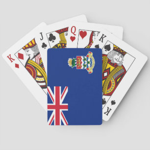 Cartas de juego clásicas de la bandera de las Isla