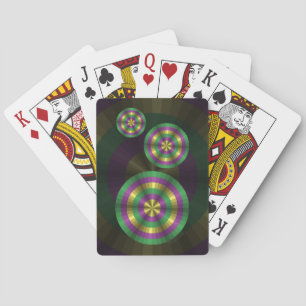 Cartas de juego clásicas de la Ilusión Mardi Gras