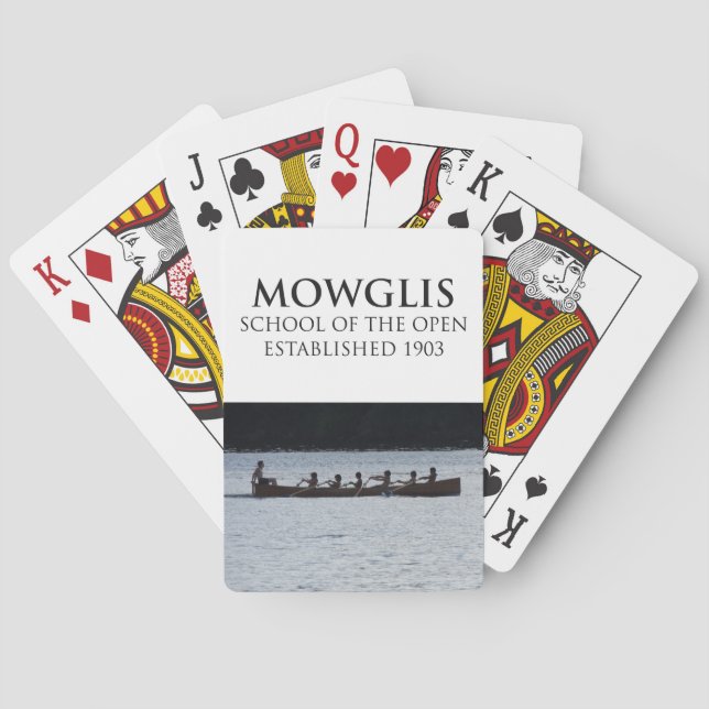Cartas de juego clásicas de la tripulación de Mowg (Reverso)