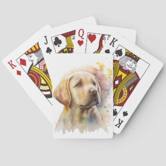 Cartas de juego clásicas de Labrador