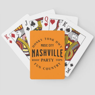 Cartas de juego clásicas de Nashville Game Night
