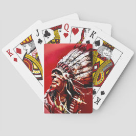Cartas de juego clásicas de orgullo nativo america