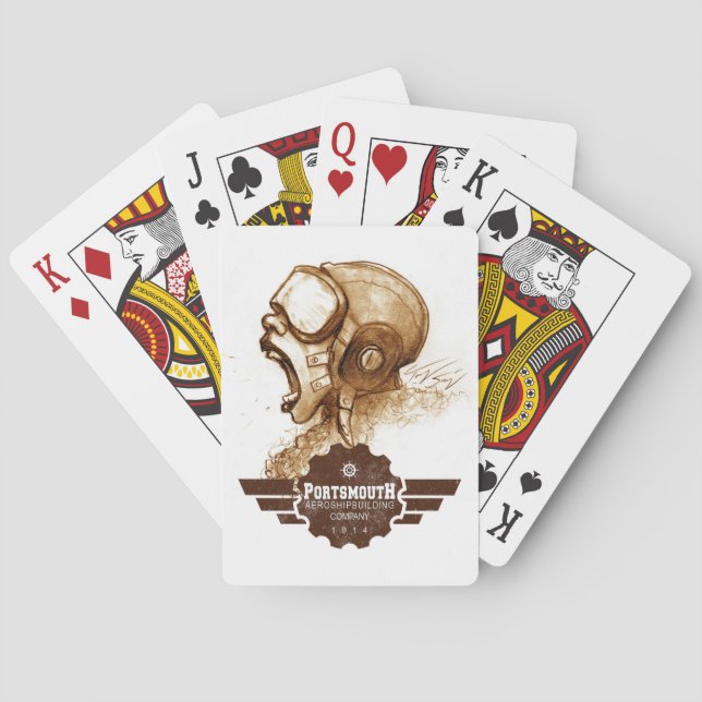 Cartas de juego clásicas de Portsmouth Aero (Reverso)