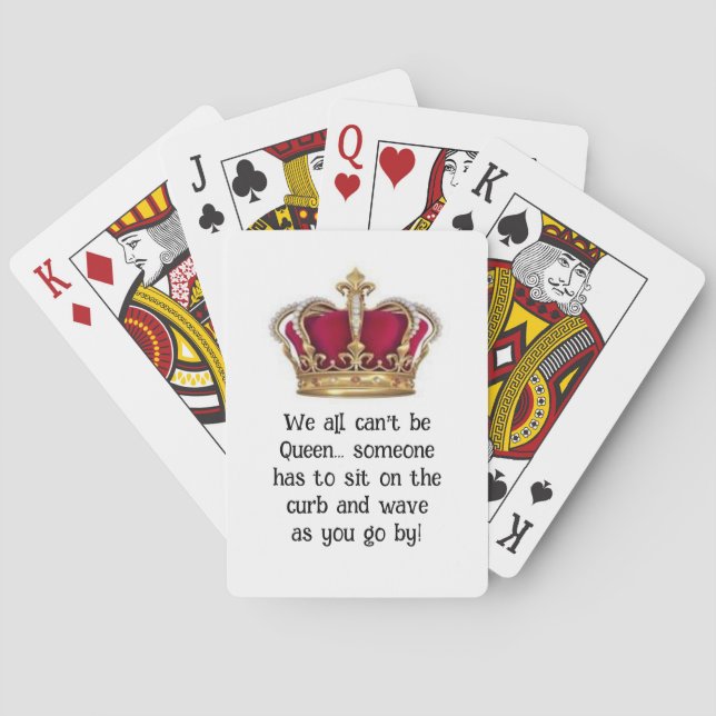 Cartas de juego clásicas de Queen (Reverso)