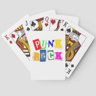 Cartas de juego clásicas de Rock Punk