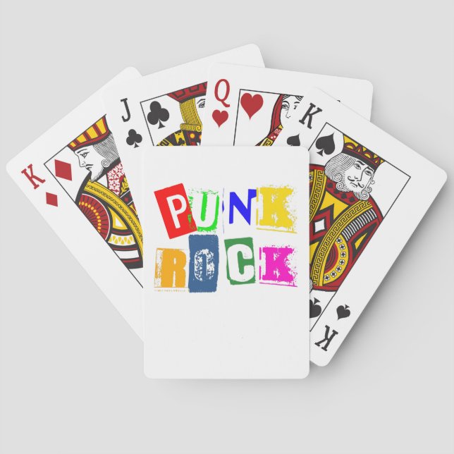 Cartas de juego clásicas de Rock Punk (Reverso)