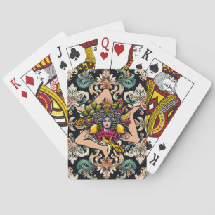 Cartas de juego clásicas de Trinacria Sicilia