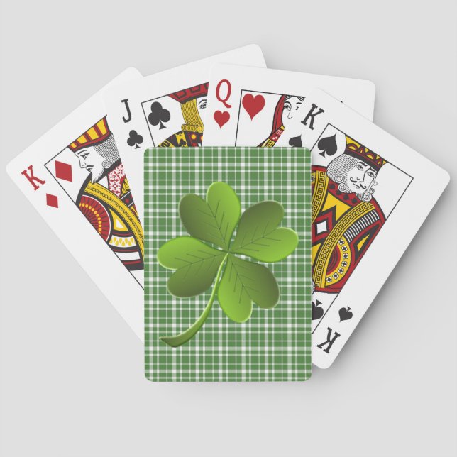 Cartas de juego clásicas del Día de San Patricio (Reverso)