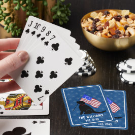 Cartas de juego clásicas del laboratorio negro pat