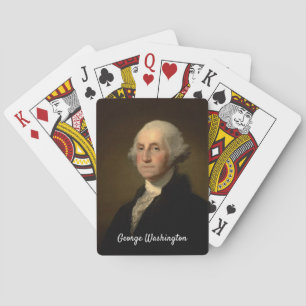 Cartas de juego clásicas del presidente George Was