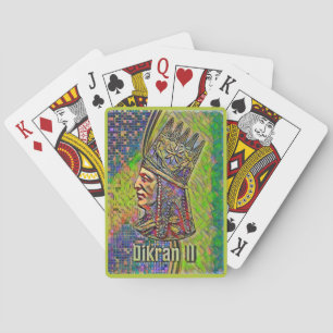 Cartas de juego clásicas del rey armenio Dikran