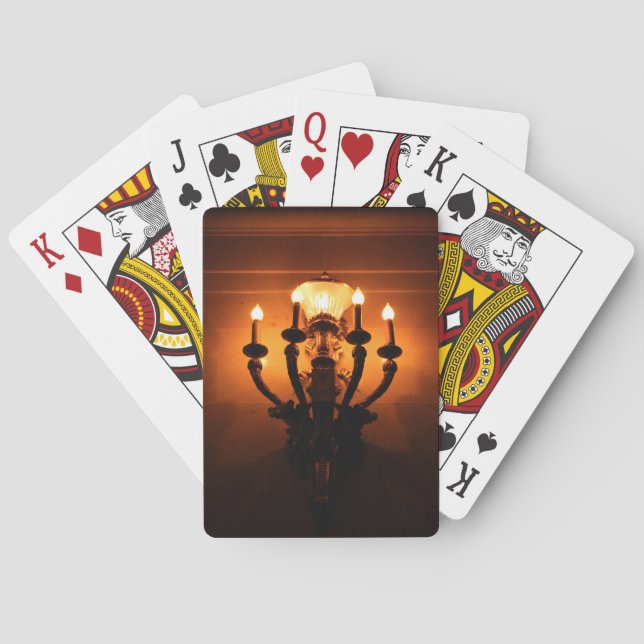 Cartas de juego clásicas del Sconce de Muro Antigu (Reverso)