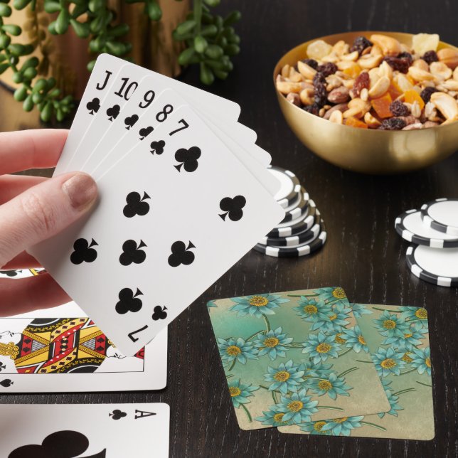 Cartas de Juego Clásicas Florales (In Situ)