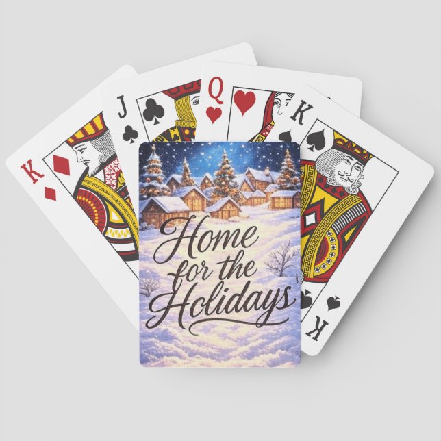 Cartas de Juego Clásicas 'Hogar para las Fiestas' (Reverso)
