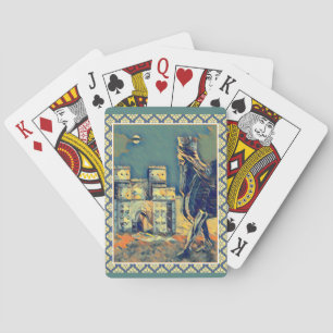 Cartas de juego clásicas Ishtar Gate Lamassu