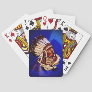 Cartas de juego clásicas "Jefe Lakota"