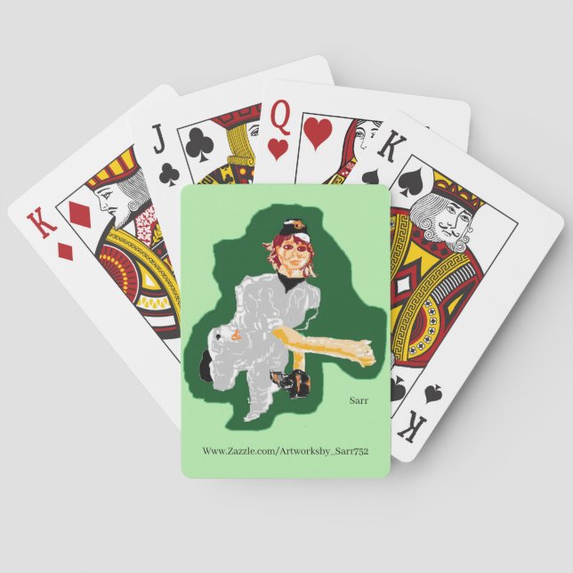 Cartas de juego clásicas : JUGADOR DE BÉISBOL (Reverso)