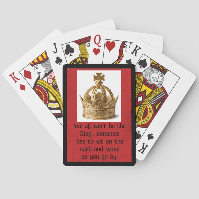 Cartas de juego clásicas King (Reverso)