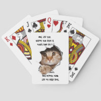 Cartas de juego clásicas "Kitty Surprise"
