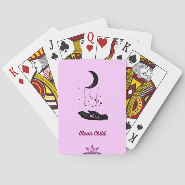 Cartas de juego clásicas Moon Child (Reverso)