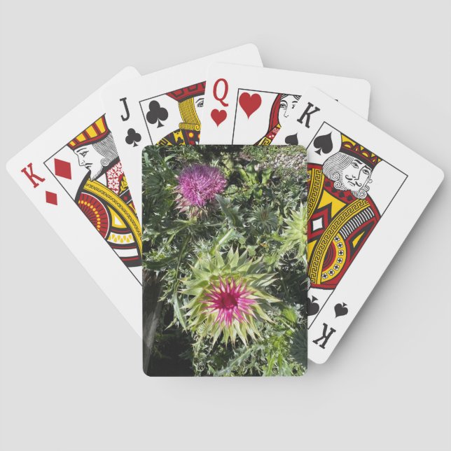 Cartas de juego clásicas Musk Thistle (Reverso)