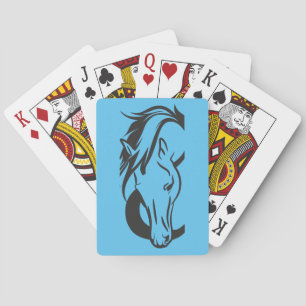Cartas de juego clásicas para caballos