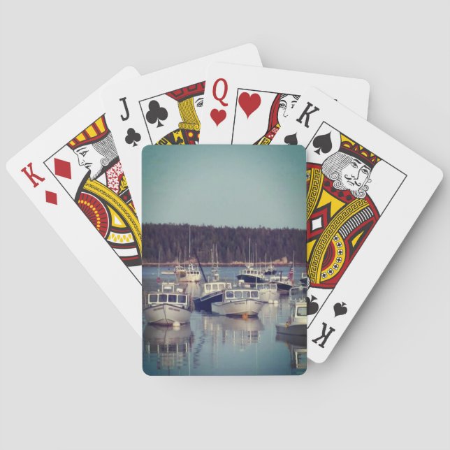 Cartas de juego clásicas para lanchas de langosta (Reverso)