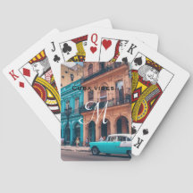 Cartas de juego clásicas para viajes de vacaciones