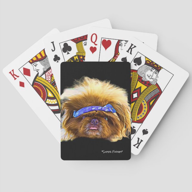 Cartas de juego clásicas Pekingese (Reverso)
