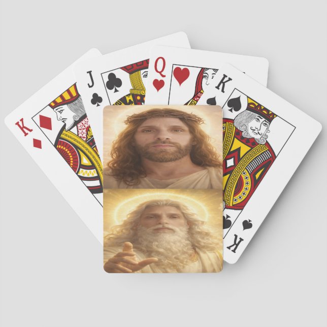 Cartas de Juego Clásicas Personalizadas Divine Fac (Reverso)