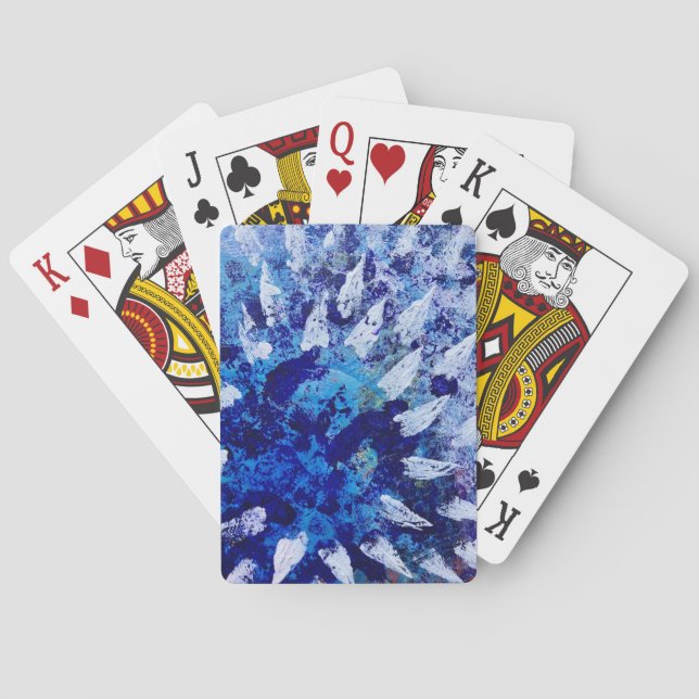 Cartas de Juego con Diseño Skyburst (Reverso)