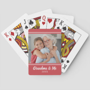 Cartas de juego con guión de foto personalizadas