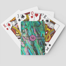 Cartas de juego con iniciales de Paua pintadas a m