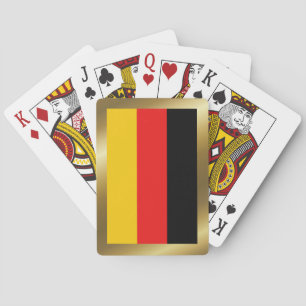 Cartas de juego con la bandera de Alemania